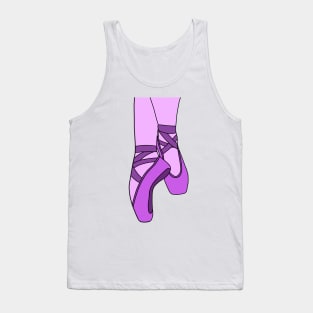 Purple pointe shoes Tank Top